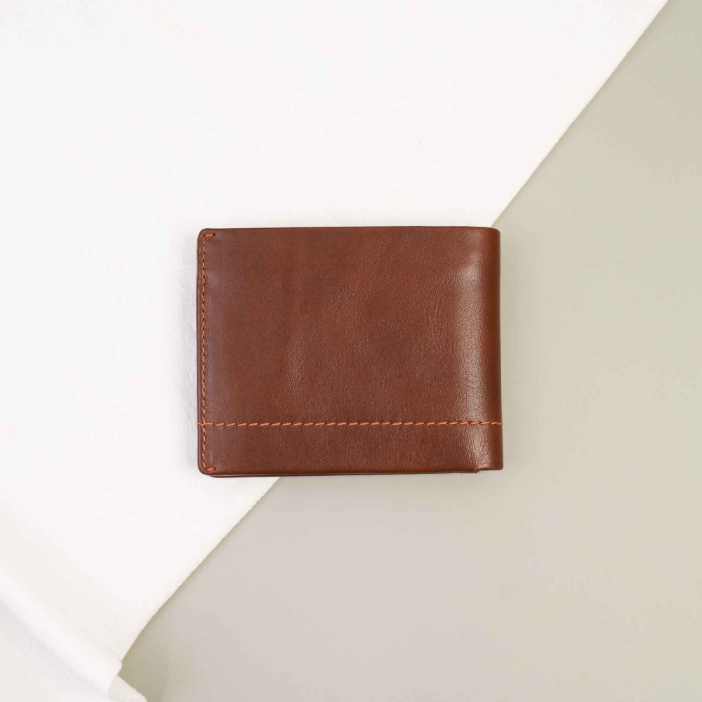 『新品上市』老爺有喜 真皮三頁式零錢包短夾(075137cd)-細節圖2