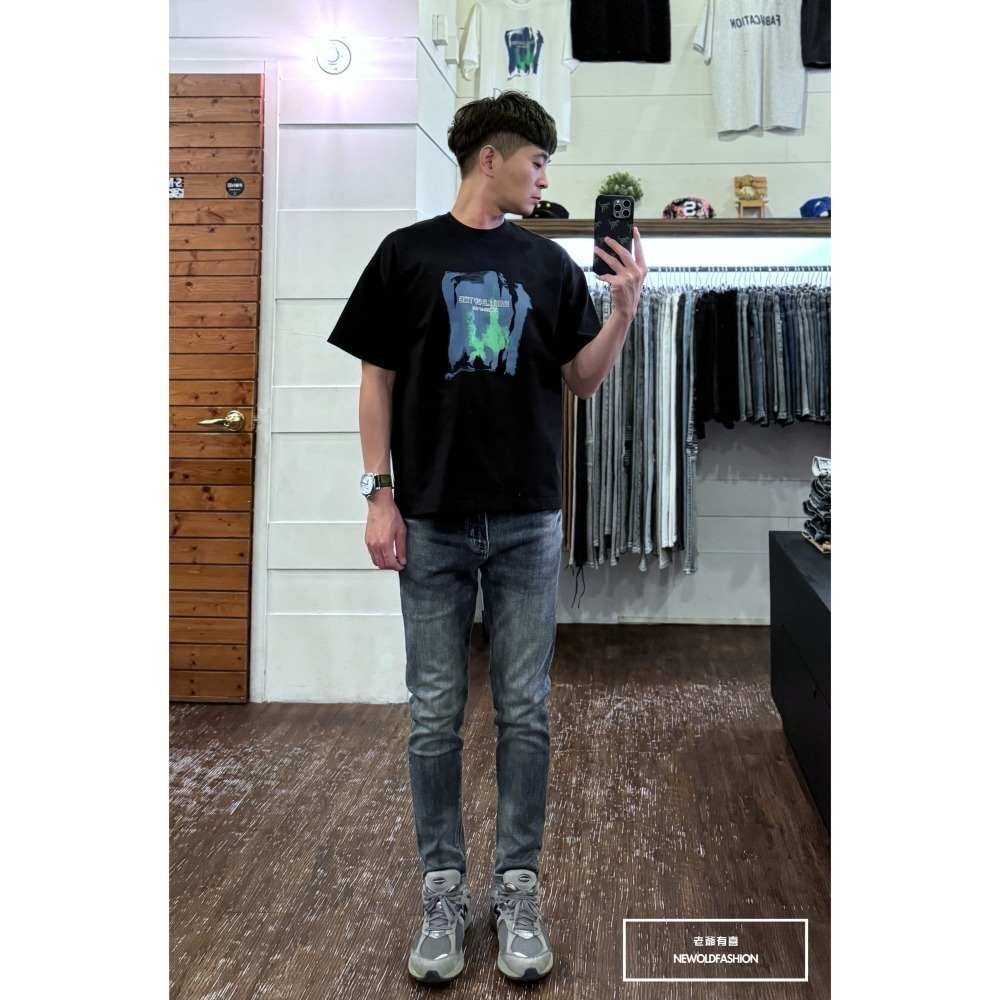 『新品上市』重磅中藍微刷白小直筒(NOF24096011)-細節圖5