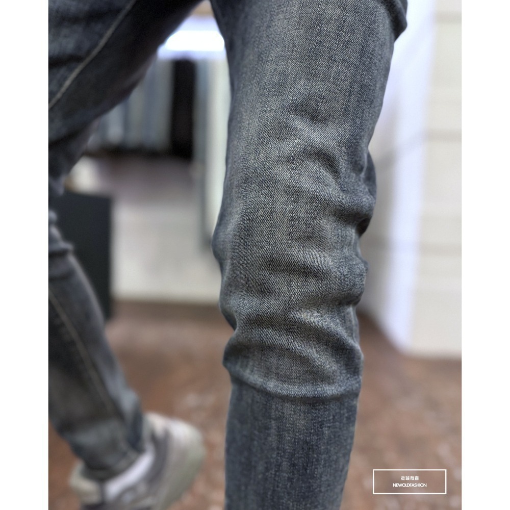 『新品上市』重磅中藍微刷白小直筒(NOF24096011)-細節圖7