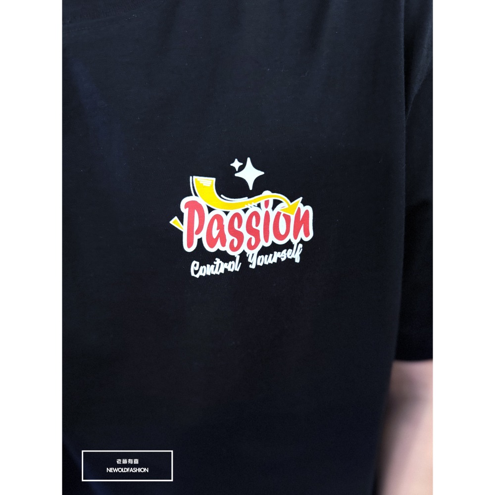 『新品上市』重磅Passion符號短T(NOF25038162)-黑-細節圖3