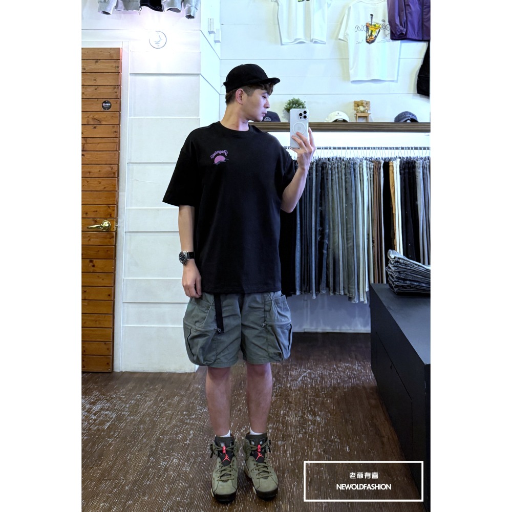 『新品上市』重磅日出山脈短T(NOF25038111)-黑-細節圖2