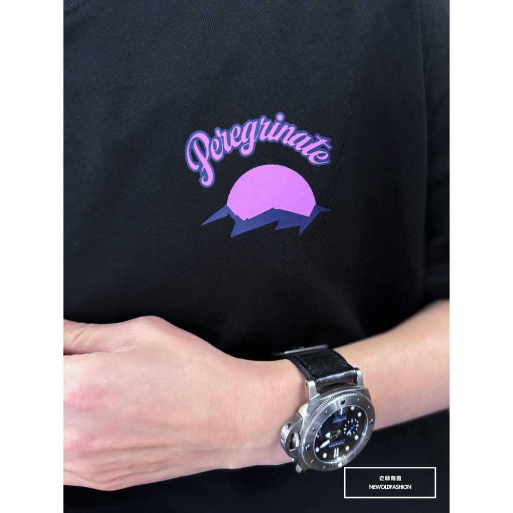 『新品上市』重磅日出山脈短T(NOF25038111)-黑-細節圖6