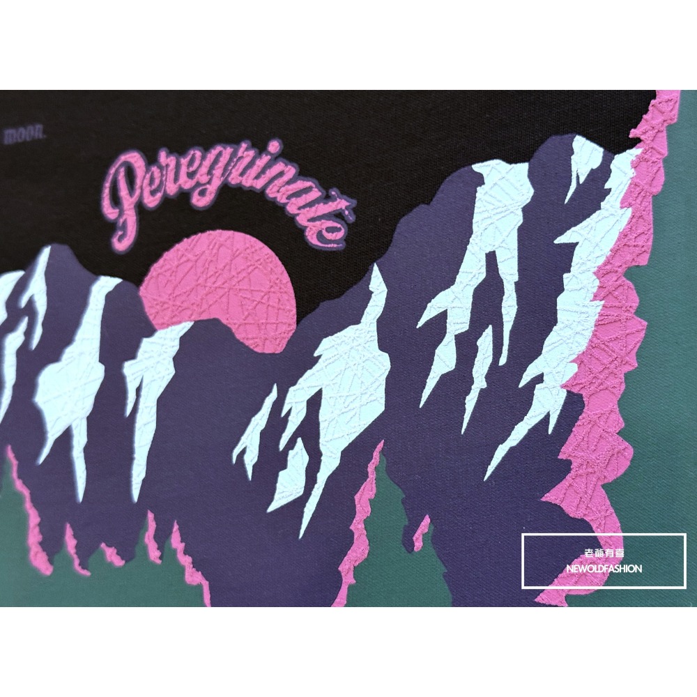 『新品上市』重磅日出山脈短T(NOF25038111)-黑-細節圖10