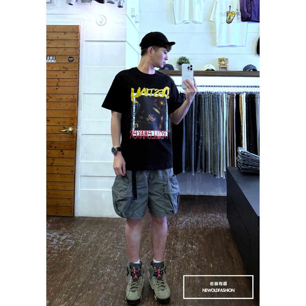 『新品上市』重磅嘻哈歌手短T(NOF25038184)-黑-細節圖2