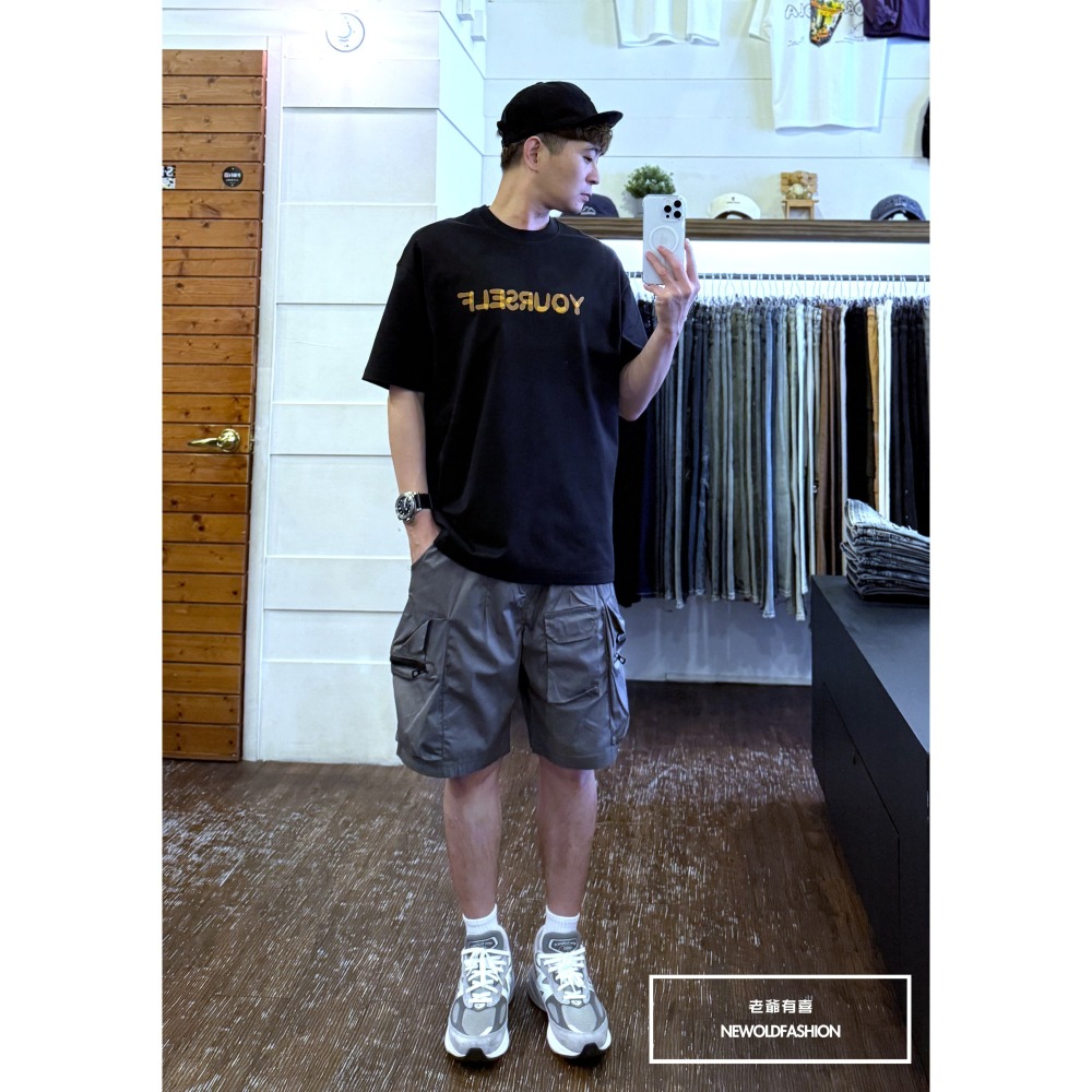 『新品上市』重磅Yourself標語短T(NOF25038153)-黑-細節圖4