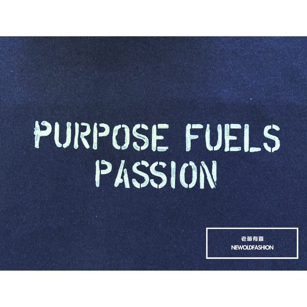 『新品上市』重磅PURPOSE標語短T(NOF25038124)-藍-細節圖4