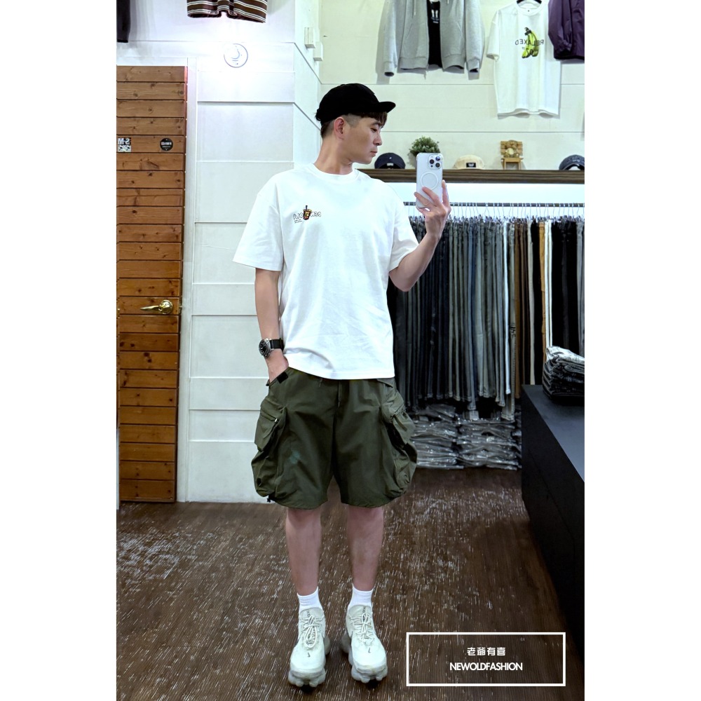 『新品上市』重磅D彩色珍奶短T(NOF2503N5016)-白-細節圖3