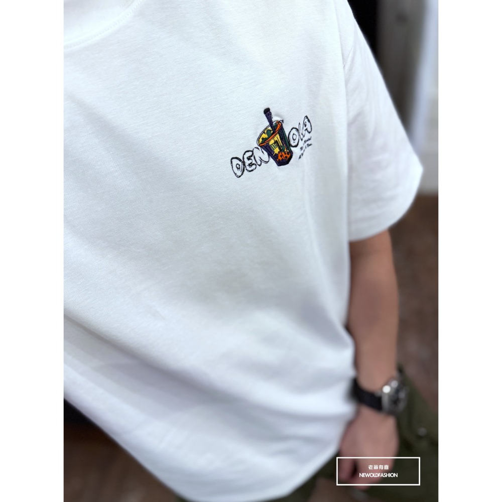 『新品上市』重磅D彩色珍奶短T(NOF2503N5016)-白-細節圖8
