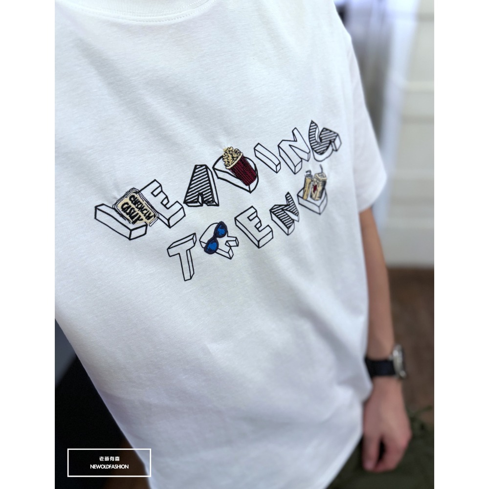 『新品上市』重磅斜紋墨鏡R短T(NOF2503N5053)-白-細節圖2