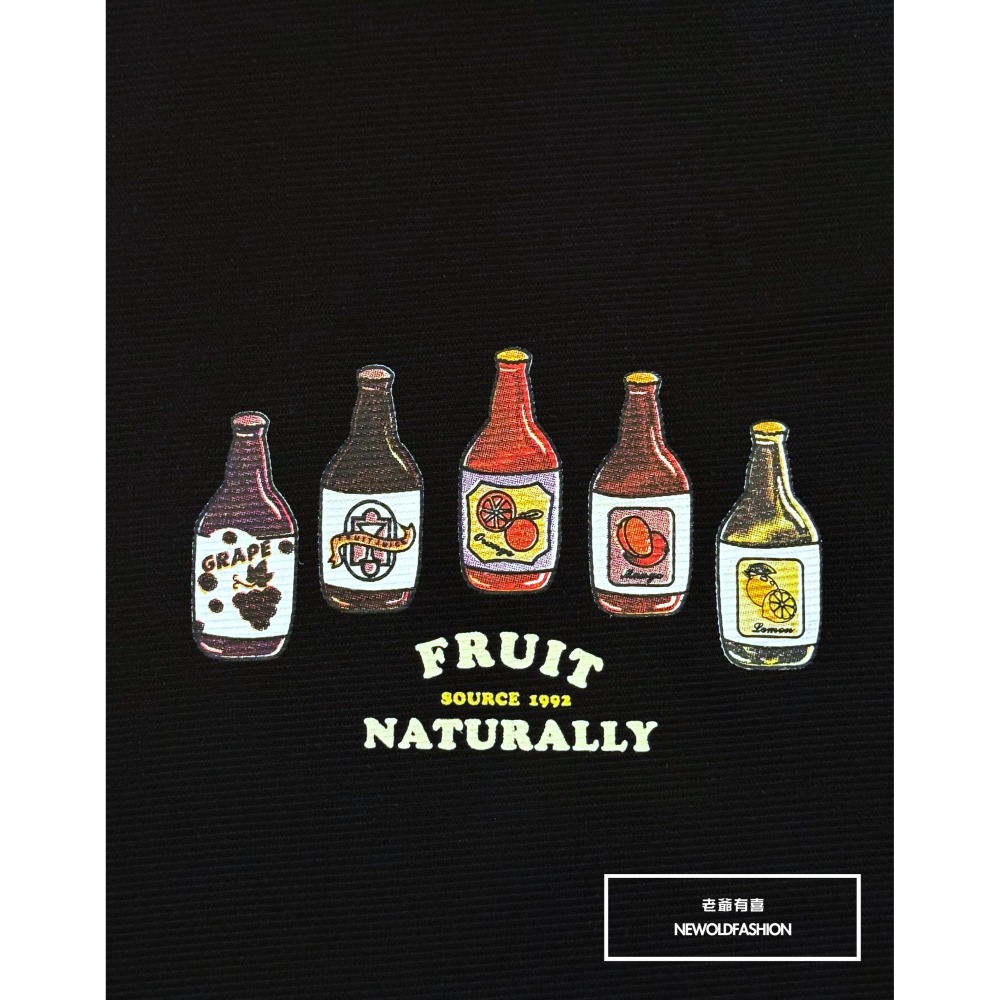 『新品上市』重磅Naturelly果汁短T(NOF2503N5063)-黑-細節圖5