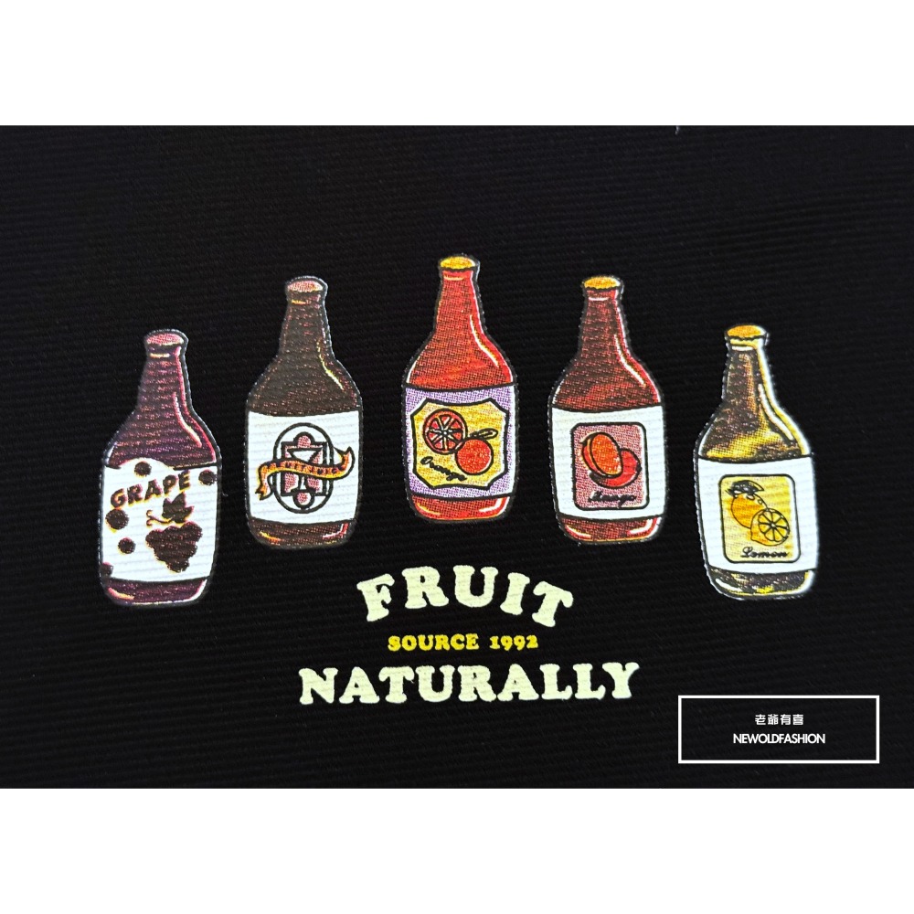『新品上市』重磅Naturelly果汁短T(NOF2503N5063)-黑-細節圖8