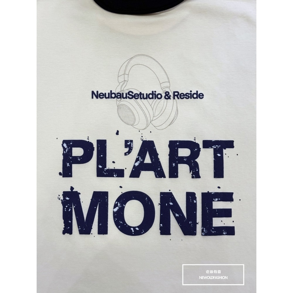 『新品上市』重磅Neu耳機短T(NOF2503N5006)-米-細節圖4