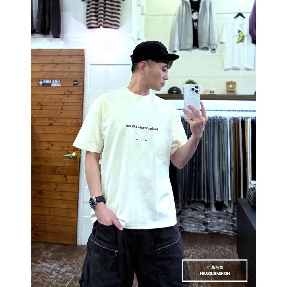『新品上市』重磅Neu耳機短T(NOF2503N5006)-米-細節圖7