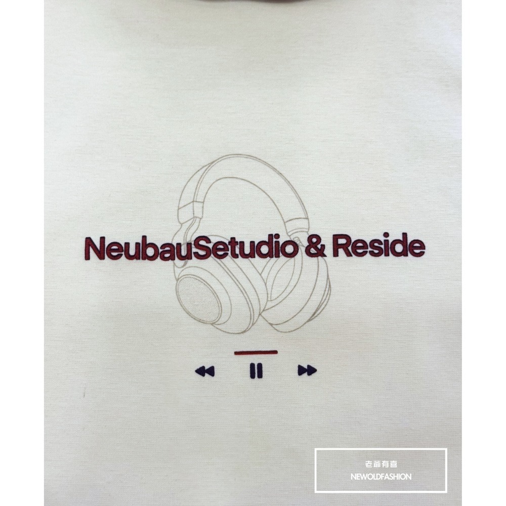『新品上市』重磅Neu耳機短T(NOF2503N5006)-米-細節圖9