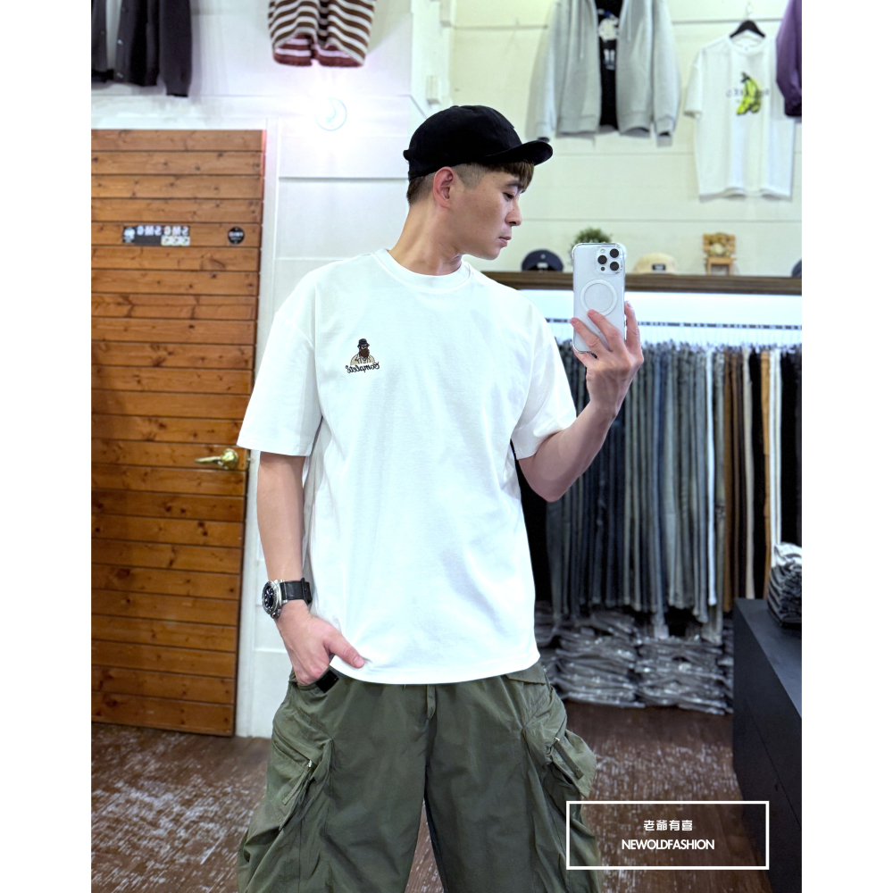 『新品上市』重磅紳士大叔短T(NOF2503N5008)-白-細節圖6