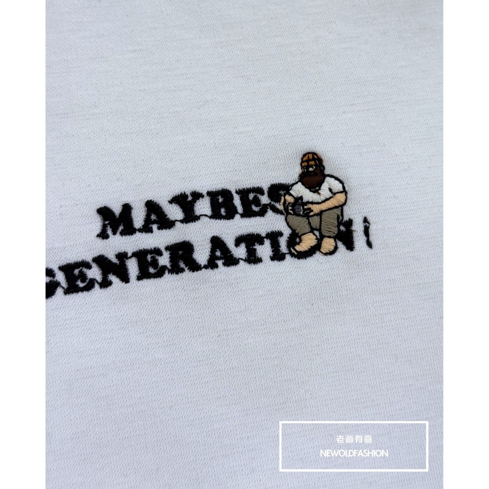 『新品上市』重磅Maybes毛帽男孩短T(NOF2503N5082)-白-細節圖2