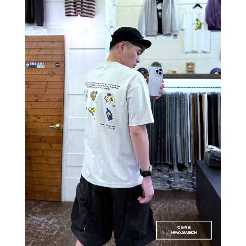 『新品上市』重磅each火柴盒短T(NOF2503N5018)-卡其-細節圖6