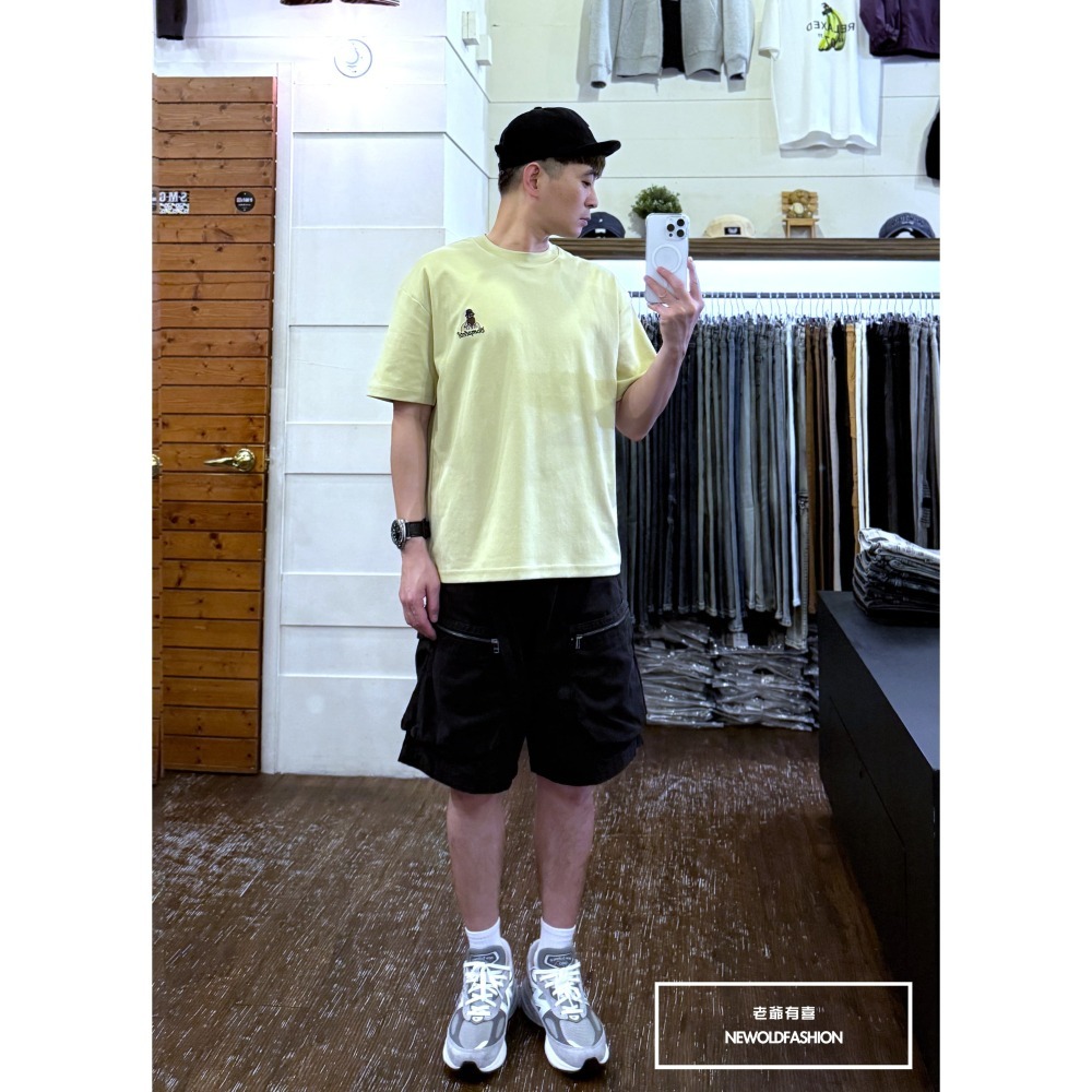 『新品上市』重磅紳士大叔短T(NOF2503N5008)-淺綠-細節圖5