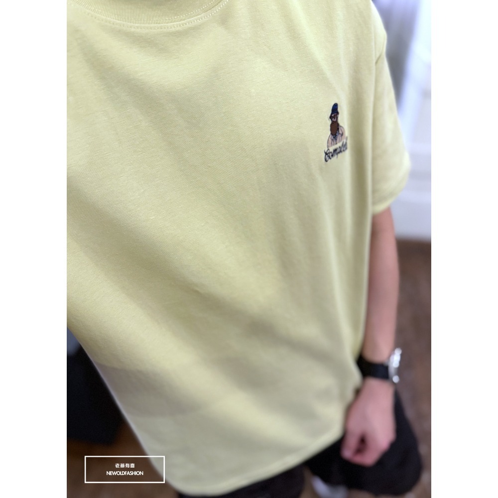 『新品上市』重磅紳士大叔短T(NOF2503N5008)-淺綠-細節圖7