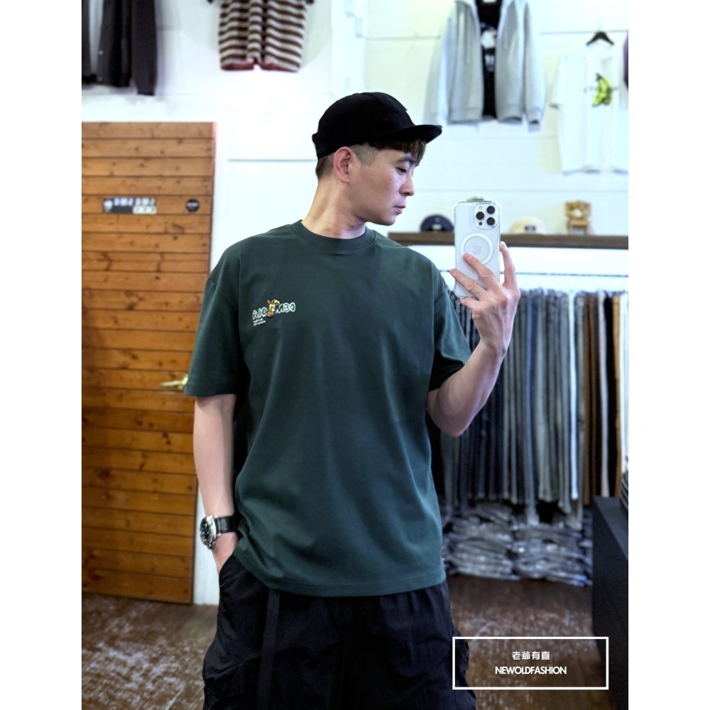 『新品上市』重磅D彩色珍奶短T(NOF2503N5016)-綠-細節圖6