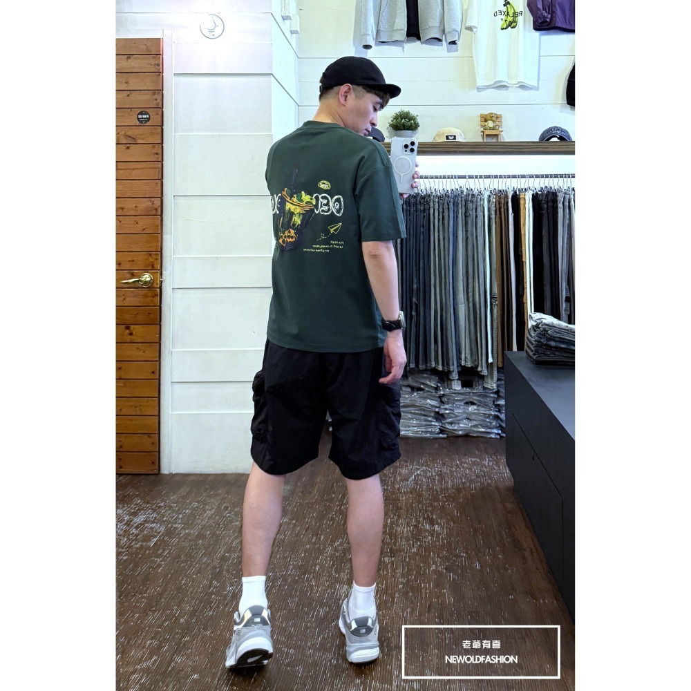 『新品上市』重磅D彩色珍奶短T(NOF2503N5016)-綠-細節圖7