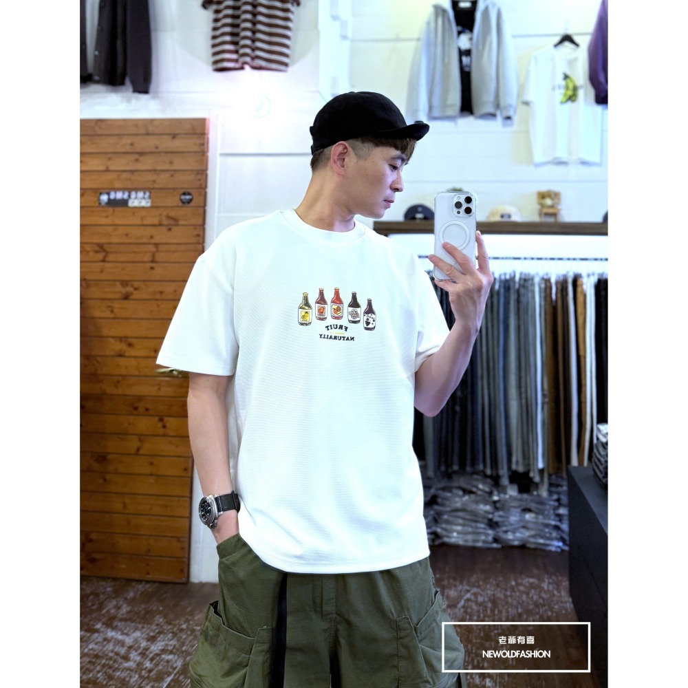 『新品上市』重磅Naturelly果汁短T(NOF2503N5063)-白-細節圖5