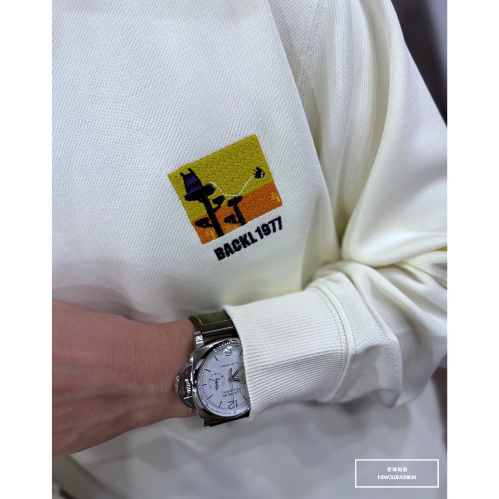 『新品上市』重磅Backl貓頭鷹大學T-米(NOF24091616)-細節圖5