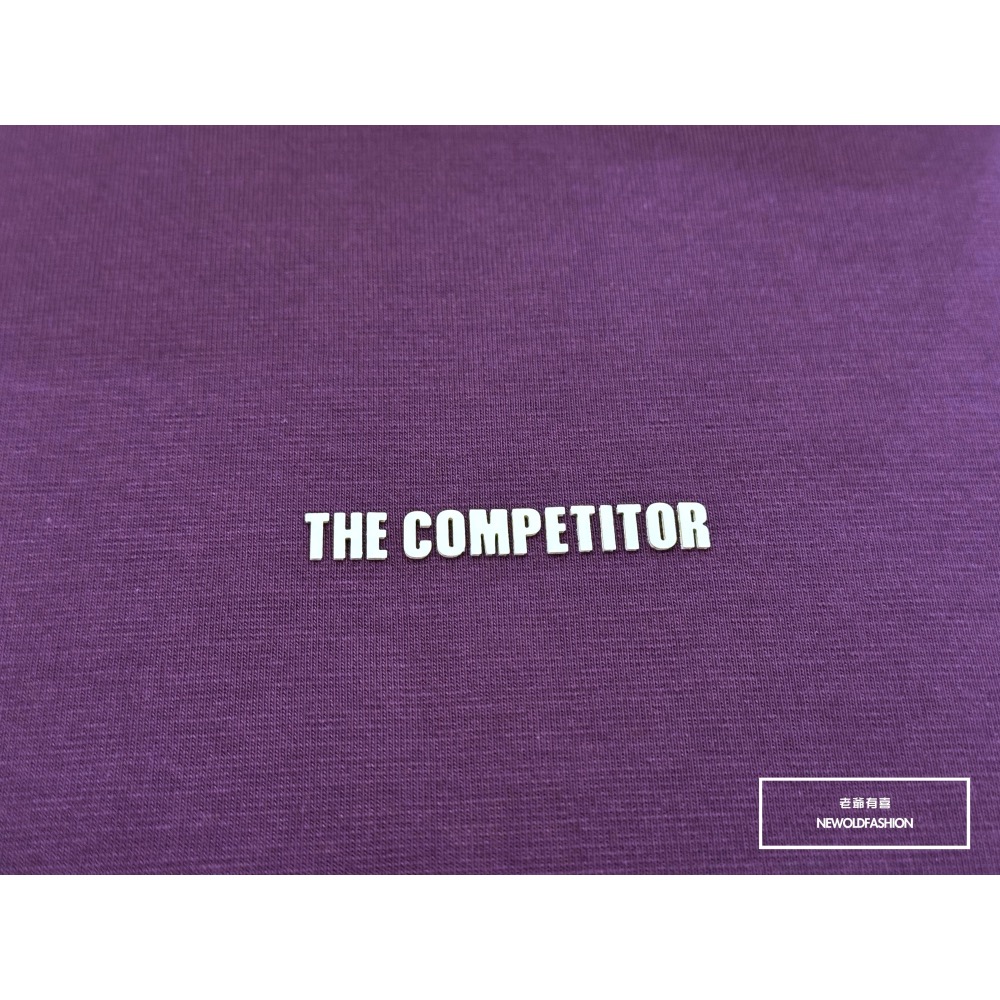 『新品上市』重磅Competition英字大學T-紫(NOF24091607)-細節圖7