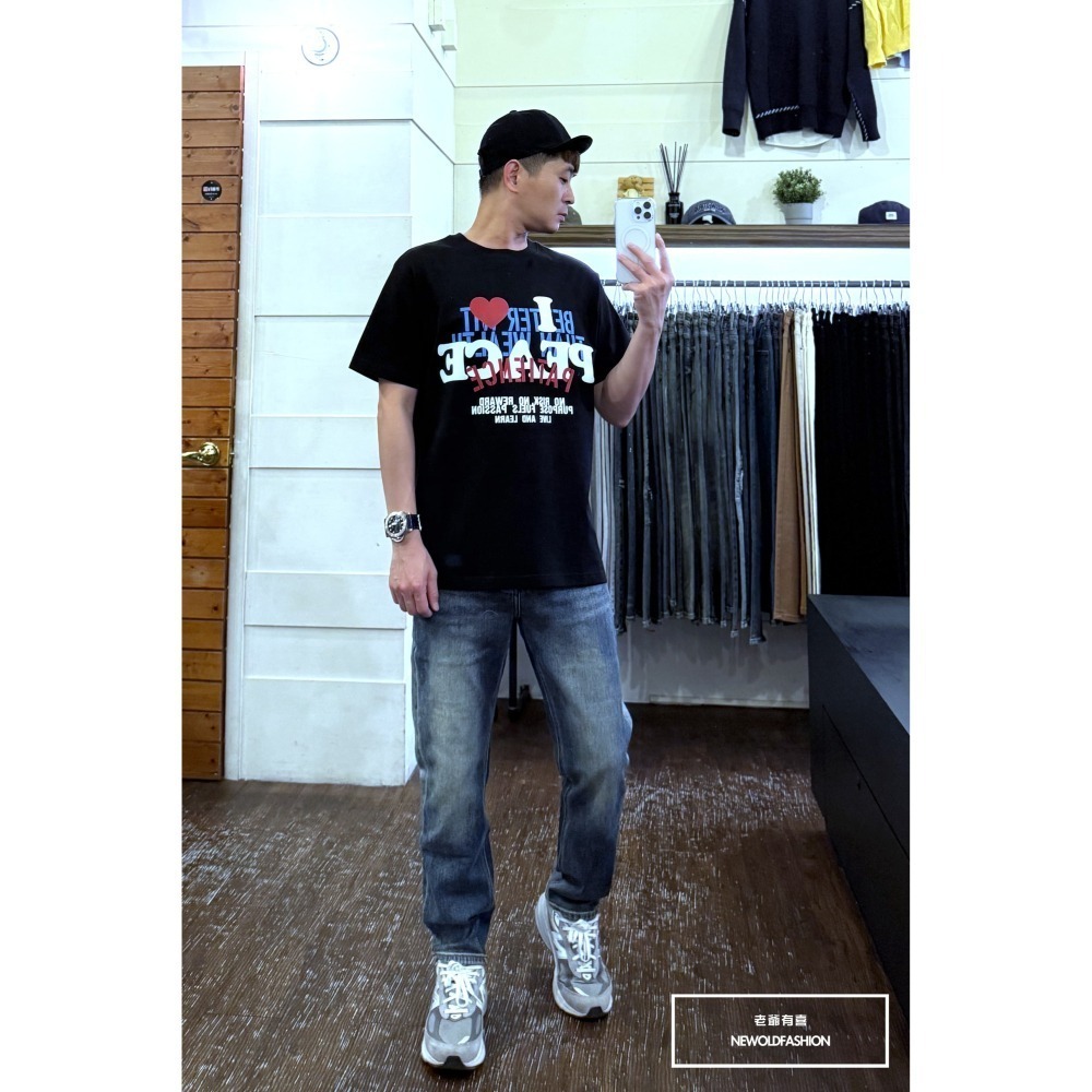 『老爺有喜』重磅經典水洗刺繡丹寧中直筒褲(NOF2603K579)-細節圖10