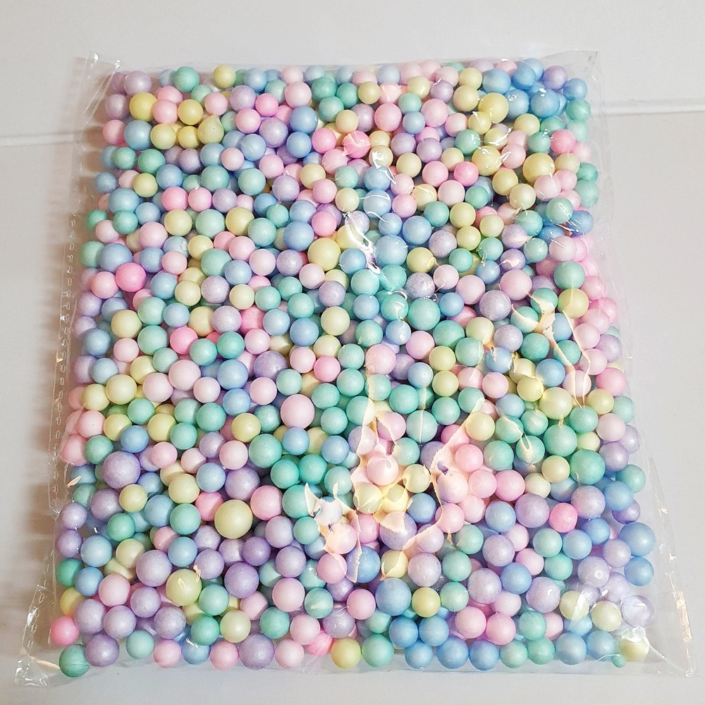 西西手工藝材料 馬卡龍發泡粒(大/小)約7g 寶麗龍 填充物 保麗龍球 填充顆粒 馬卡龍填充材料 禮物填充粒 滿額免運-細節圖4