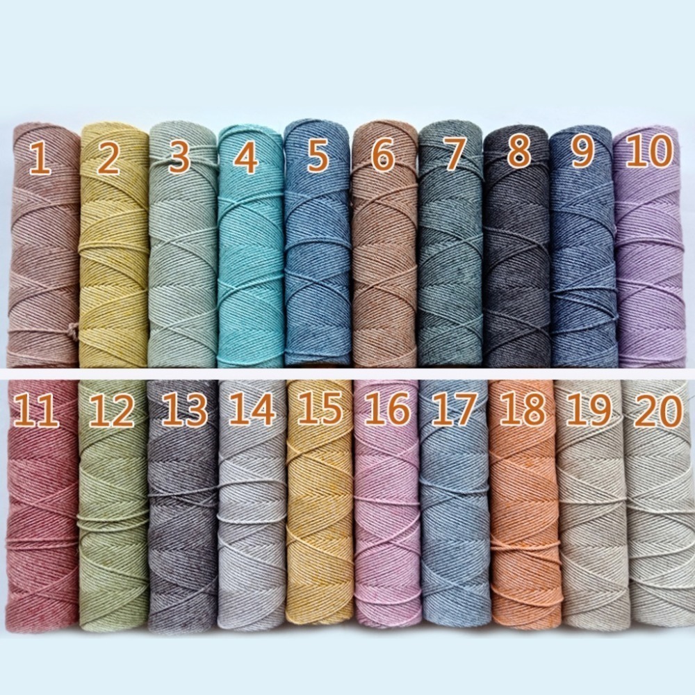西西手工藝材料 26254 星空亞麻棉(約100g) 編織包包 手提袋 編織線 鈎織 手編 棉麻線 粗線粗繩 滿額免運-細節圖2