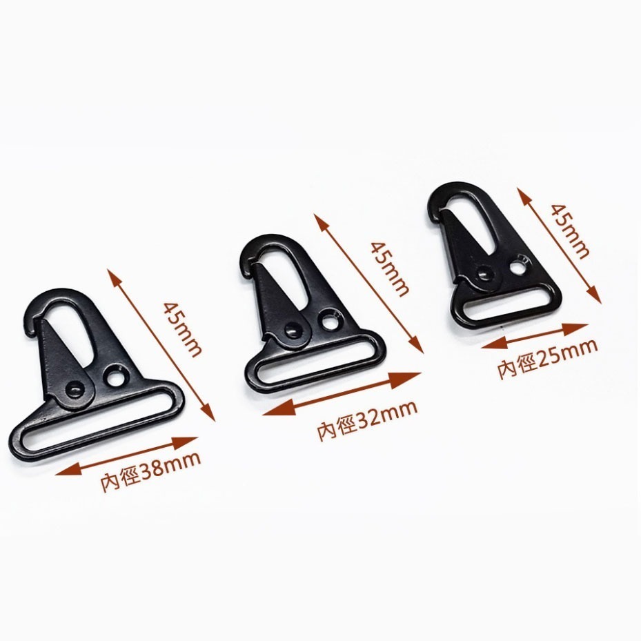 西西手工藝材料 鷹嘴扣(1入)多規格 吊扣 鷹嘴勾 鷹嘴鉤 鷹嘴鈎 安全扣 登山扣 鑰匙掛扣 水壺扣環 鷹嘴環 滿額免運-細節圖4