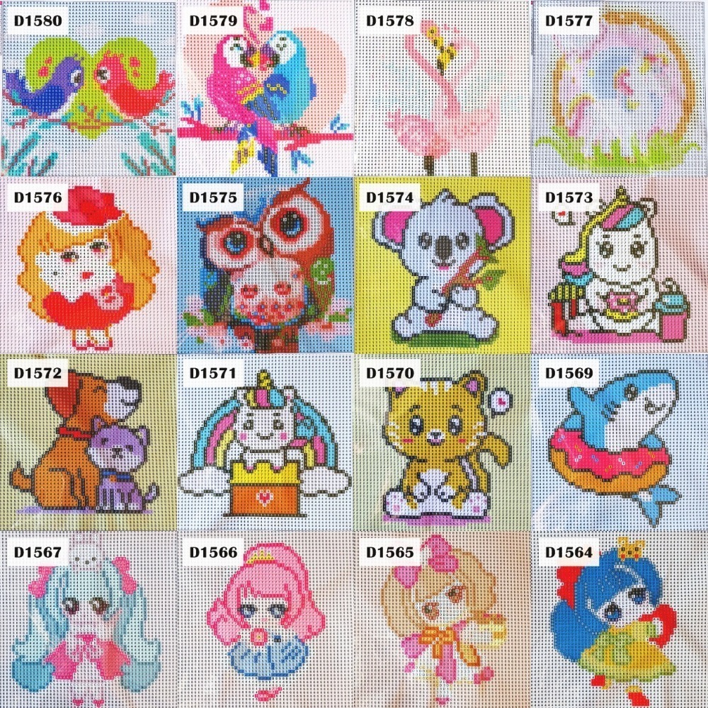 西西手工藝材料 26102 DIY帶框鑽石畫(1包)多款 點鑽畫 水鑽畫 相框鑽石貼畫 貼鑽畫 粘貼畫 黏貼畫 滿額免運-細節圖5