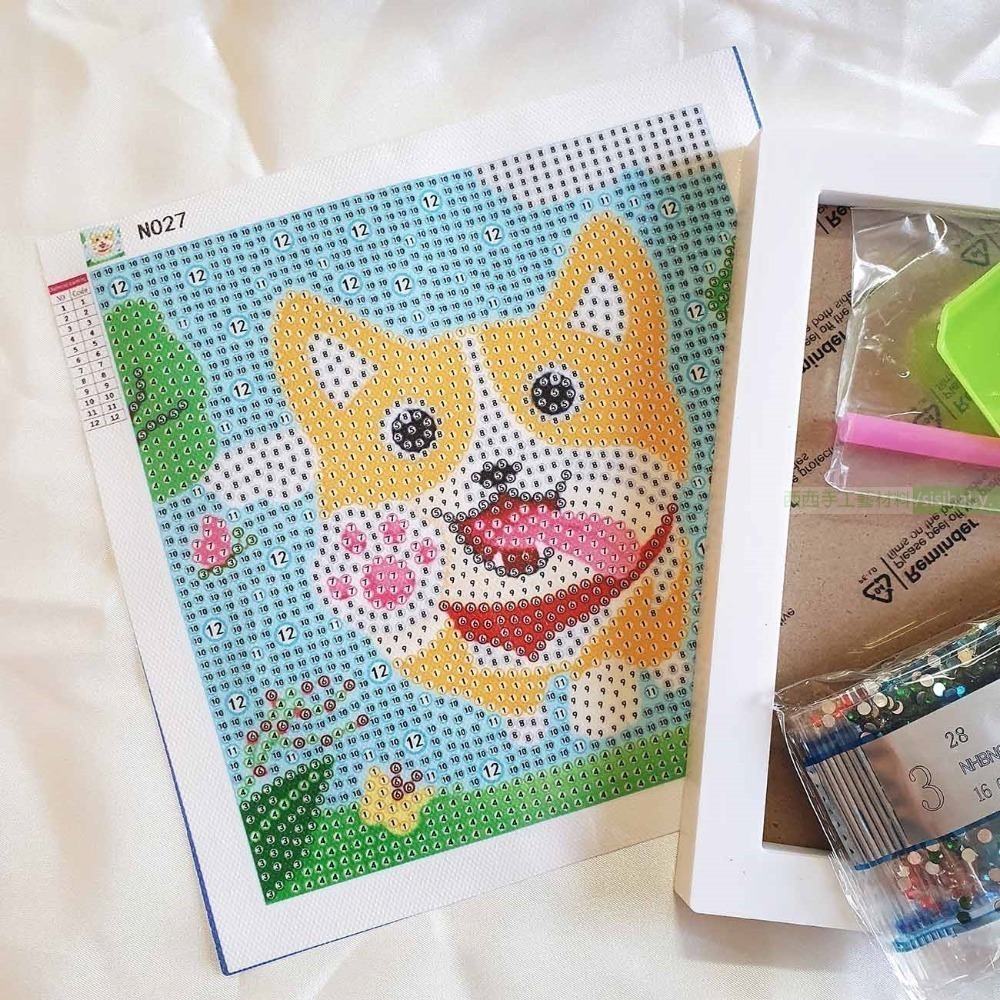 西西手工藝材料 26102 DIY帶框鑽石畫(1包)多款 點鑽畫 水鑽畫 相框鑽石貼畫 貼鑽畫 粘貼畫 黏貼畫 滿額免運-細節圖7