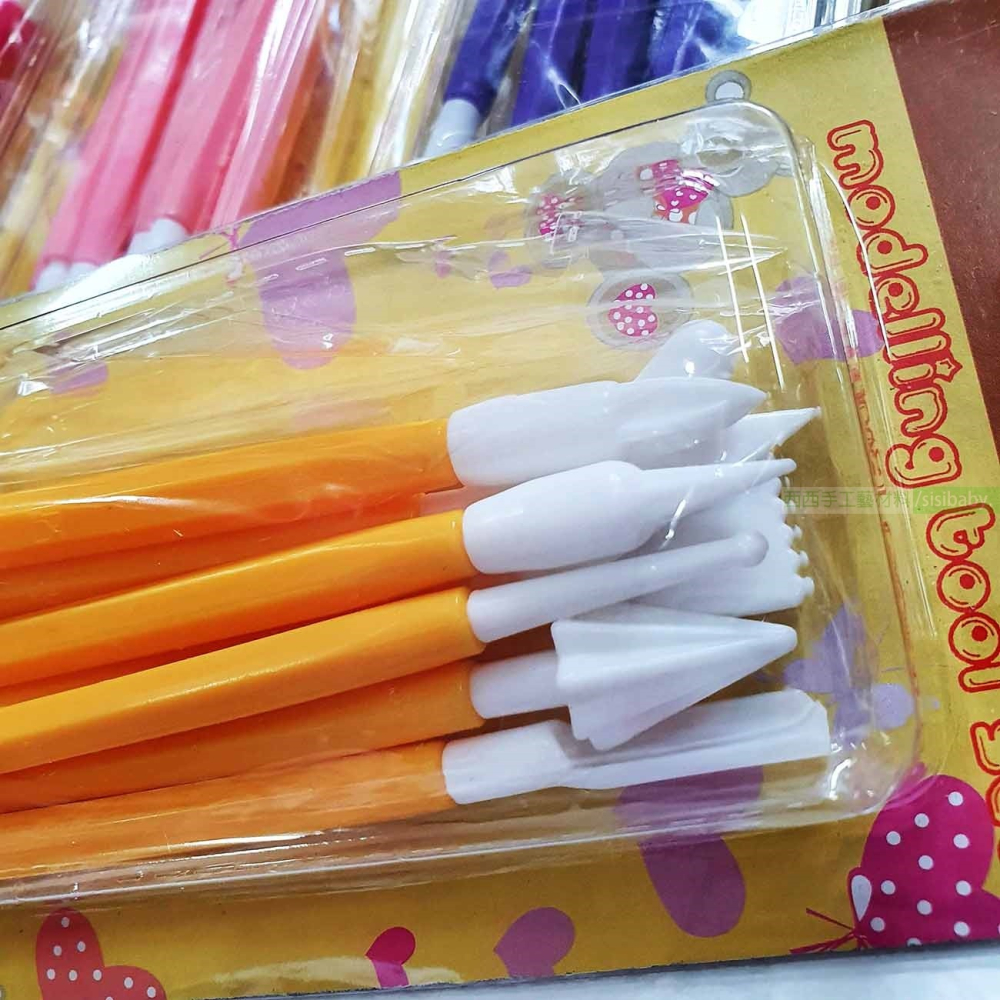 西西手工藝材料 25949 雕塑工具套組(8入) 兒童捏塑 彩泥工具 黏土粘土工具 造型 造形工具 塑型 雕刻 滿額免運-細節圖3