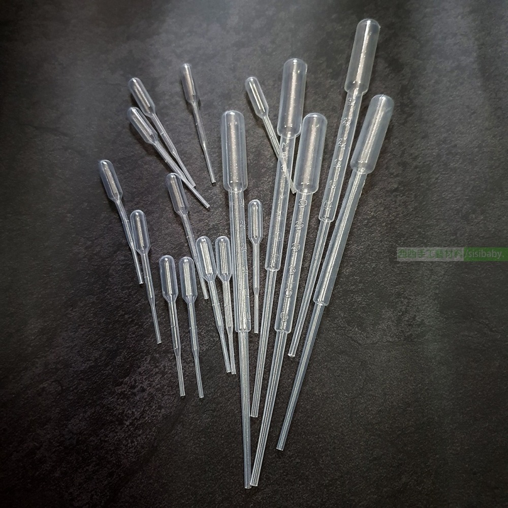 西西手工藝材料 塑料滴管工具 巴氏吸管 巴氏滴管 分裝工具 分裝吸管 分裝滴管 帶刻度吸管 測量管 墨水分裝 滿額免運-細節圖2