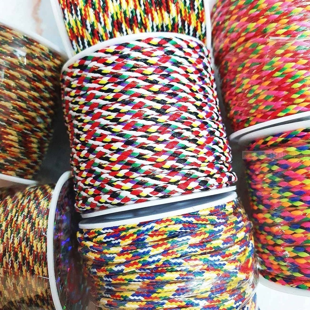 西西手工藝材料 29091 五色線-粗(長約850cm) 編織線 平安線 密宗五色線手環 五行線 五色繩編織 五色線手鍊-細節圖4