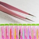 西西手工藝材料 彩色夾子(直/彎)多色 咕卡夾 不銹鋼夾子 DIY萬用夾 多用途聶子 不繡鋼鑷子 裁縫線夾 滿額免運-規格圖5