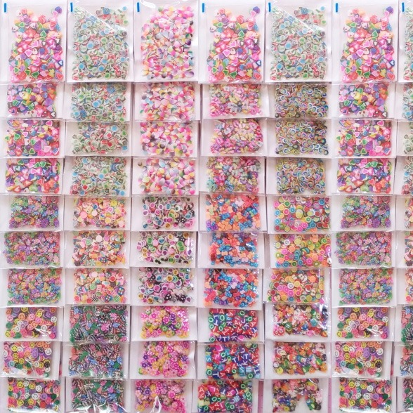 西西手工藝材料 24993 裝飾軟陶片(約5g)多款 指甲貼片彩繪 水晶美甲 滴膠填充物軟陶片黏土DIY史萊姆 滿額免運-細節圖2