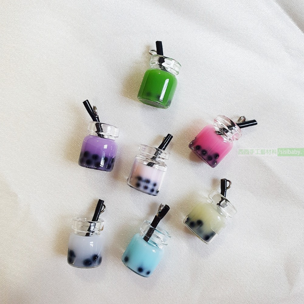 西西手工藝材料 玻璃瓶吊墜系列(1入)海洋瓶奶茶水果茶糖罐瓶梅花瓶 項鍊吊墜 手鍊吊墬頭 項鏈墜頭 耳墬子 耳環耳墜飾品-規格圖1