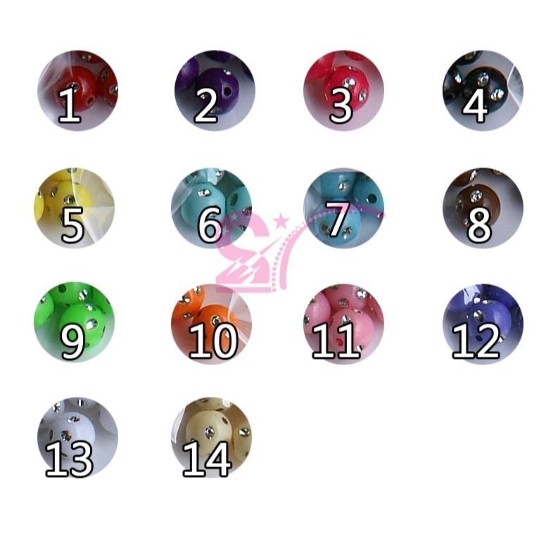 西西手工藝材料 4鑽圓珠/8鑽圓珠5mm~10mm多色 鑲鑽珠 水鑽珠 加鑽珠 散珠串珠 小孔珠 大珠子小珠子 滿額免運-細節圖4