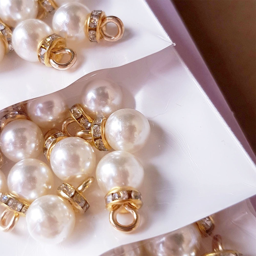 西西手工藝材料 24539 加鑽掛珠吊墜8/10/12mm 項鍊吊墜手鏈手鍊吊墬頭 項鏈墜頭 耳墬子 耳墜飾品 耳環吊墜-細節圖2