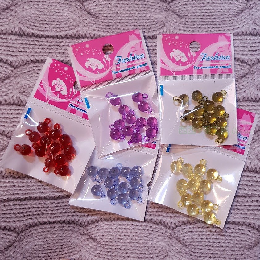 西西手工藝材料 造型珠珠-奶嘴珠9mm/11mm 炸彈珠 塑料珠 壓克力珠 造形珠 大孔珠 串珠材料 大珠子 滿額免運-細節圖2