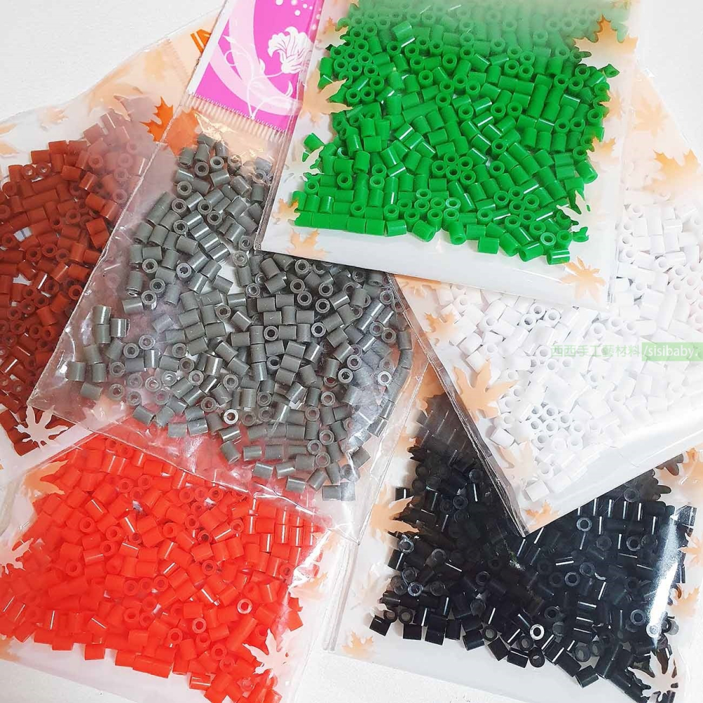 西西手工藝材料 (3mm膠珠用)迷你膠珠補充包(約5g/約35g 小膠珠小拼豆 融合豆魔法豆豆 兒童DIY膠珠 滿額免運-細節圖3