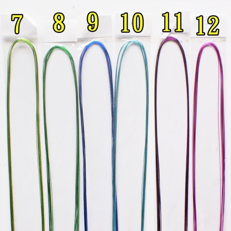 西西手工藝材料 32263 彩色鐵絲10入(約70cm) 人造花藝材料 絲網花軟鐵絲 手工鐵絲花 絲襪花細鐵絲 滿額免運-細節圖3