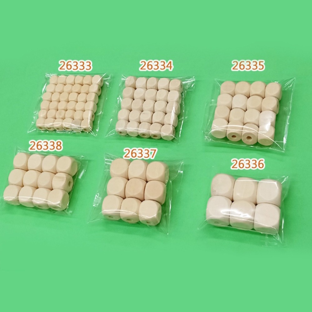 西西手工藝材料 方形木珠10mm~20mm 正方珠 大孔珠 大珠子 捕夢網 串珠串 原木珠 散珠 大顆訓練珠 滿額免運-細節圖4