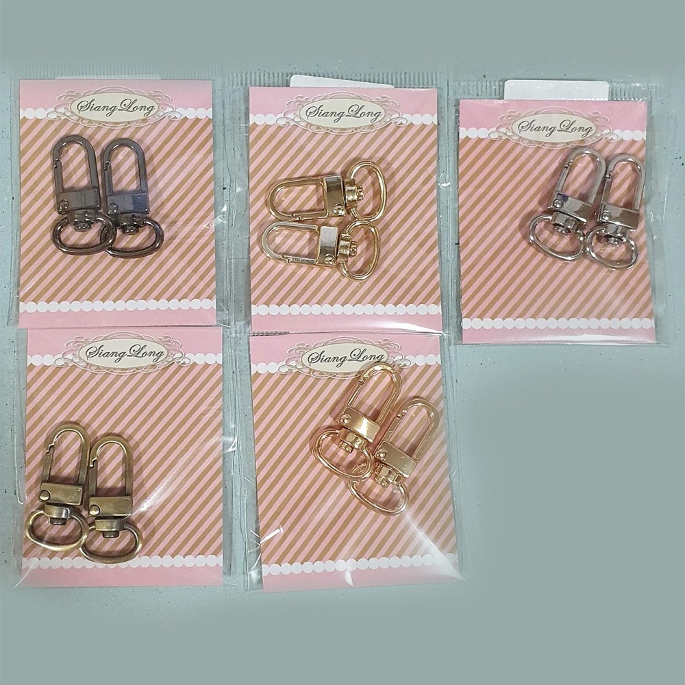 西西手工藝材料 26324 門型扣環(2入) 鑰匙圈旋轉扣 旋轉勾 金屬掛鉤 金屬掛勾掛扣 板扣 包包五金屬扣 滿額免運-細節圖2