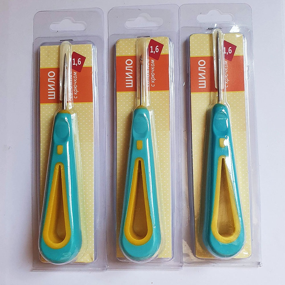 西西手工藝材料 直尖錐子/帶鈎錐子/圓孔錐子(1入)橡膠柄錐 定位錐大頭錐 鑽子打洞錐尖尾錐子帶鉤錐子目打孔錐 滿額免運-細節圖2