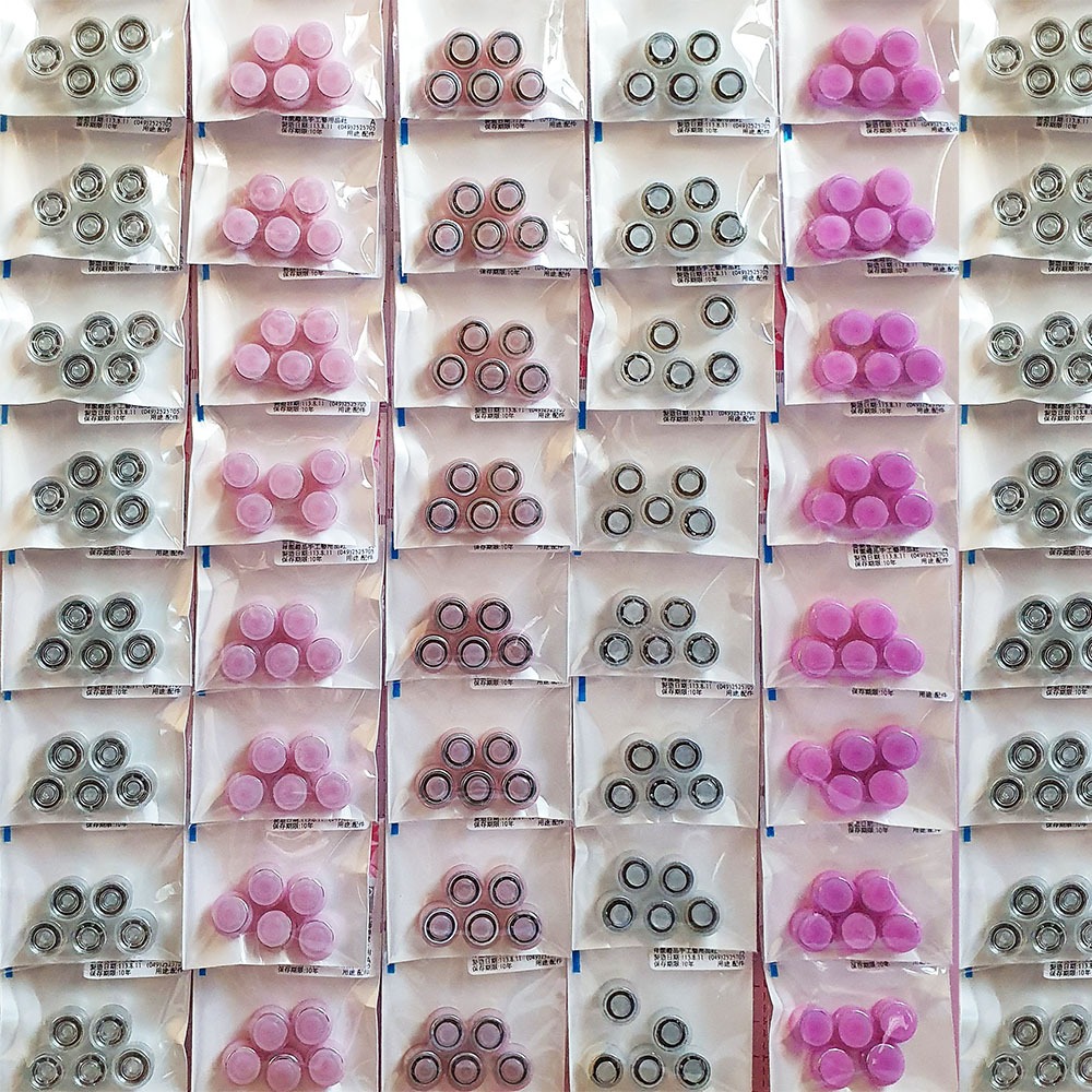 西西手工藝材料 26613 DIY小軸承旋轉髮飾配件(5入)隨機 微型小軸承滑輪 兒童風車髮夾轉動風車軸承旋轉 滿額免運-細節圖3