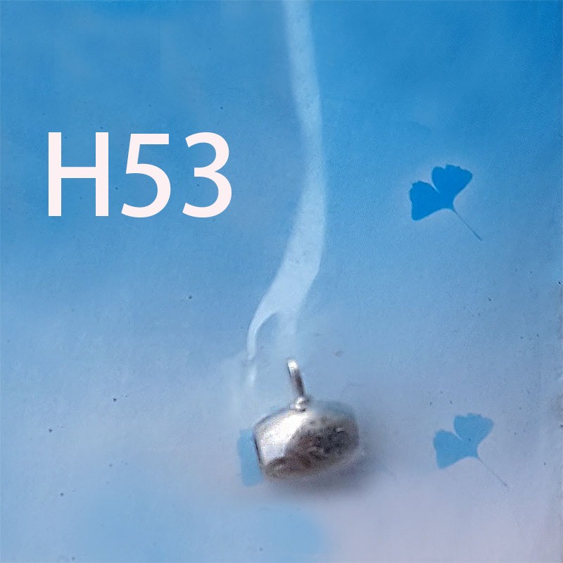 西西手工藝材料 五金配件-H51/H52/H53(1入) 項鍊吊墜頭五金吊頭繩頭扣 吊飾頭連接扣套管頭連接頭 滿額免運-細節圖4